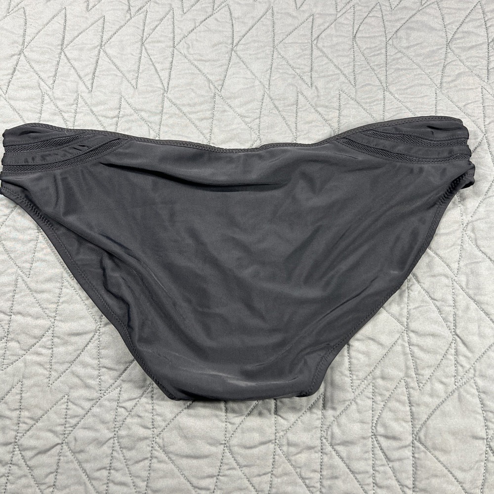 6 Shore Road by Pooja Women's Mesh Accent Bikini Bottom Black Size L - Picture 4 of 6